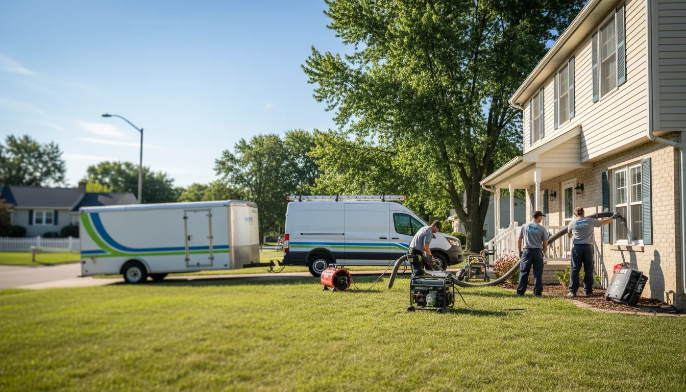 Flooded Basement Restoration And Cleanup With Repair in Lowpoint, IL near me